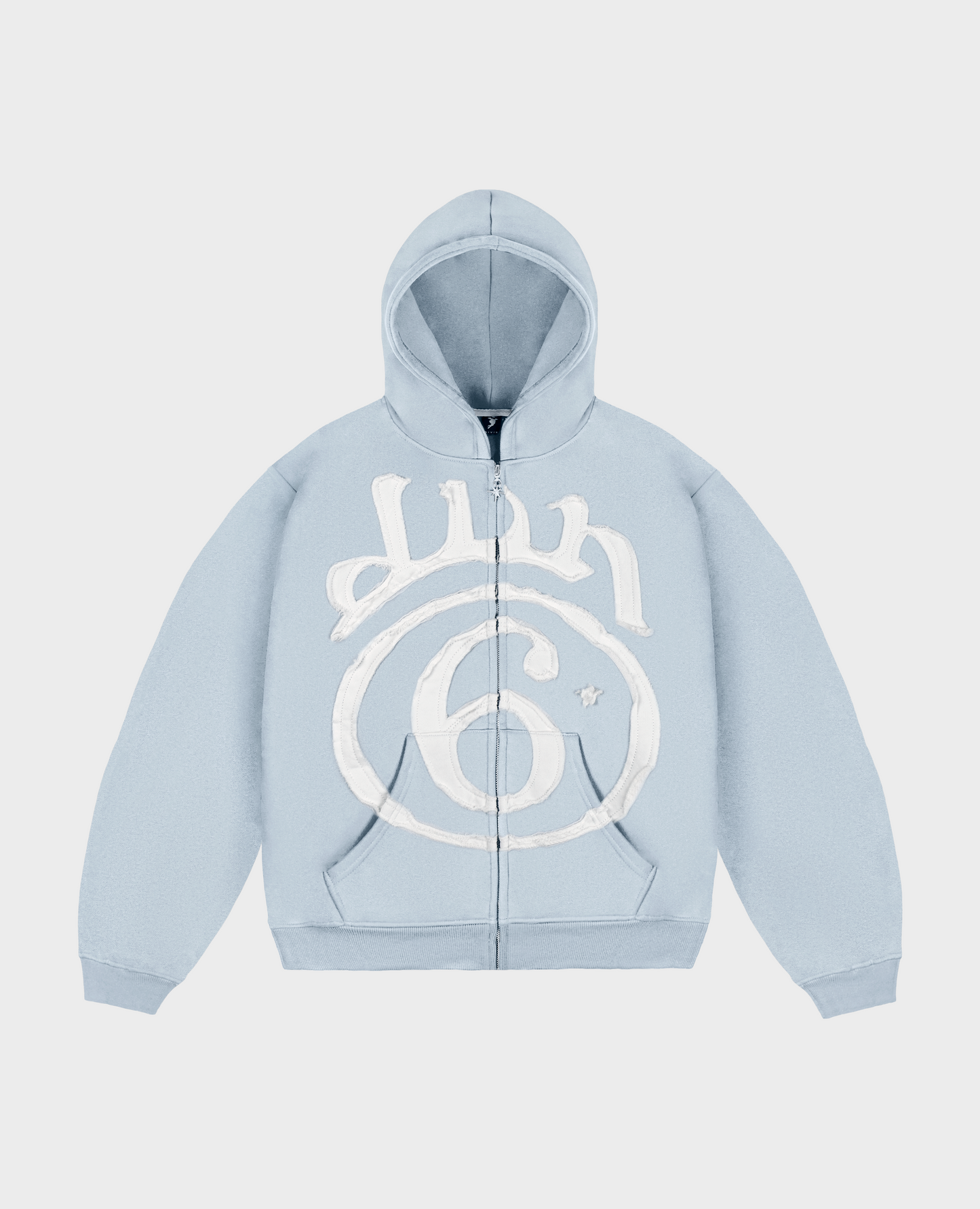 BLUE 6STARS PATCH ZIP