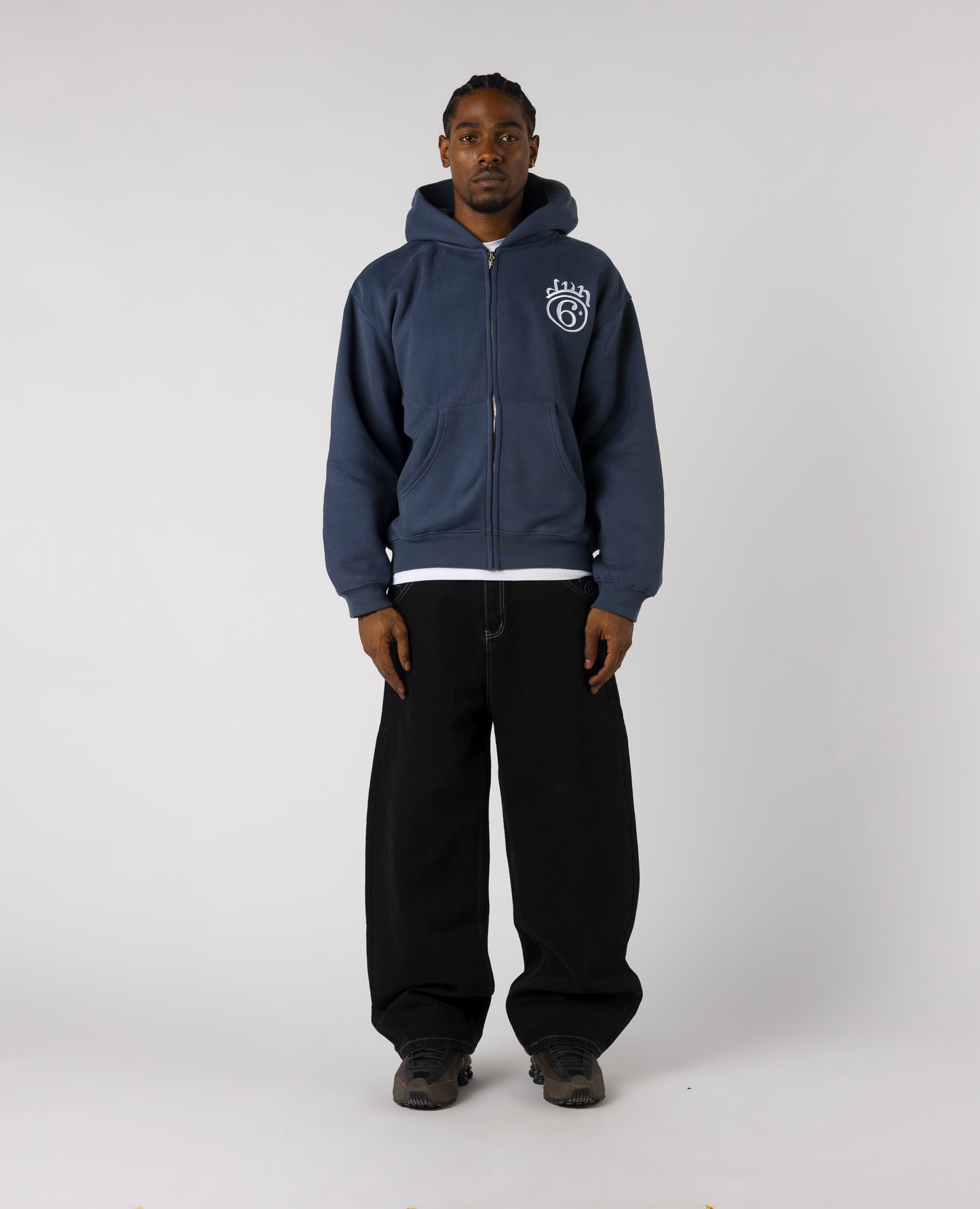 BLUE 6STARS ZIP