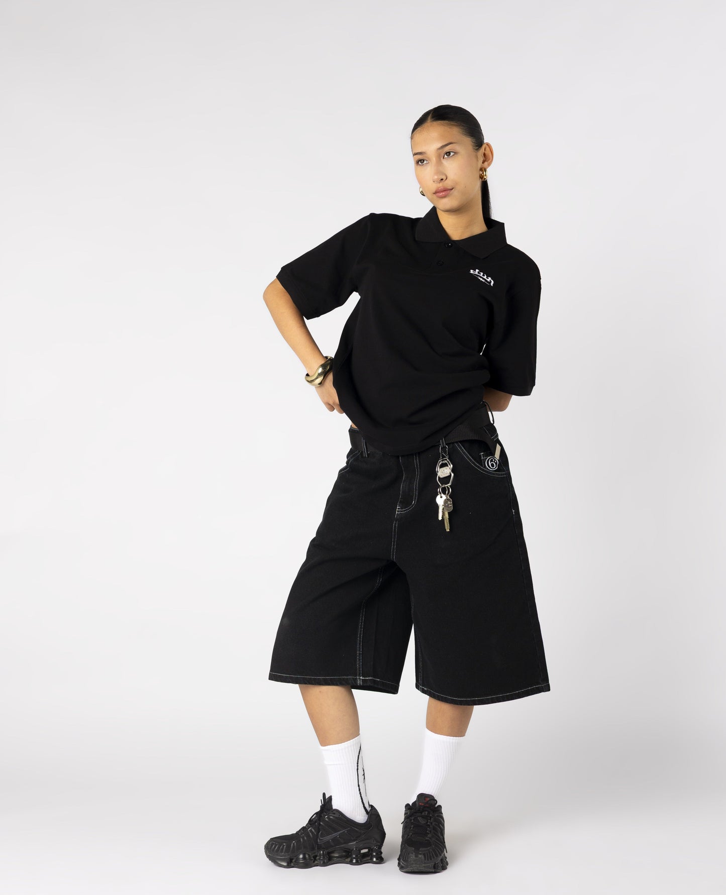 BLACK BASIC POLO