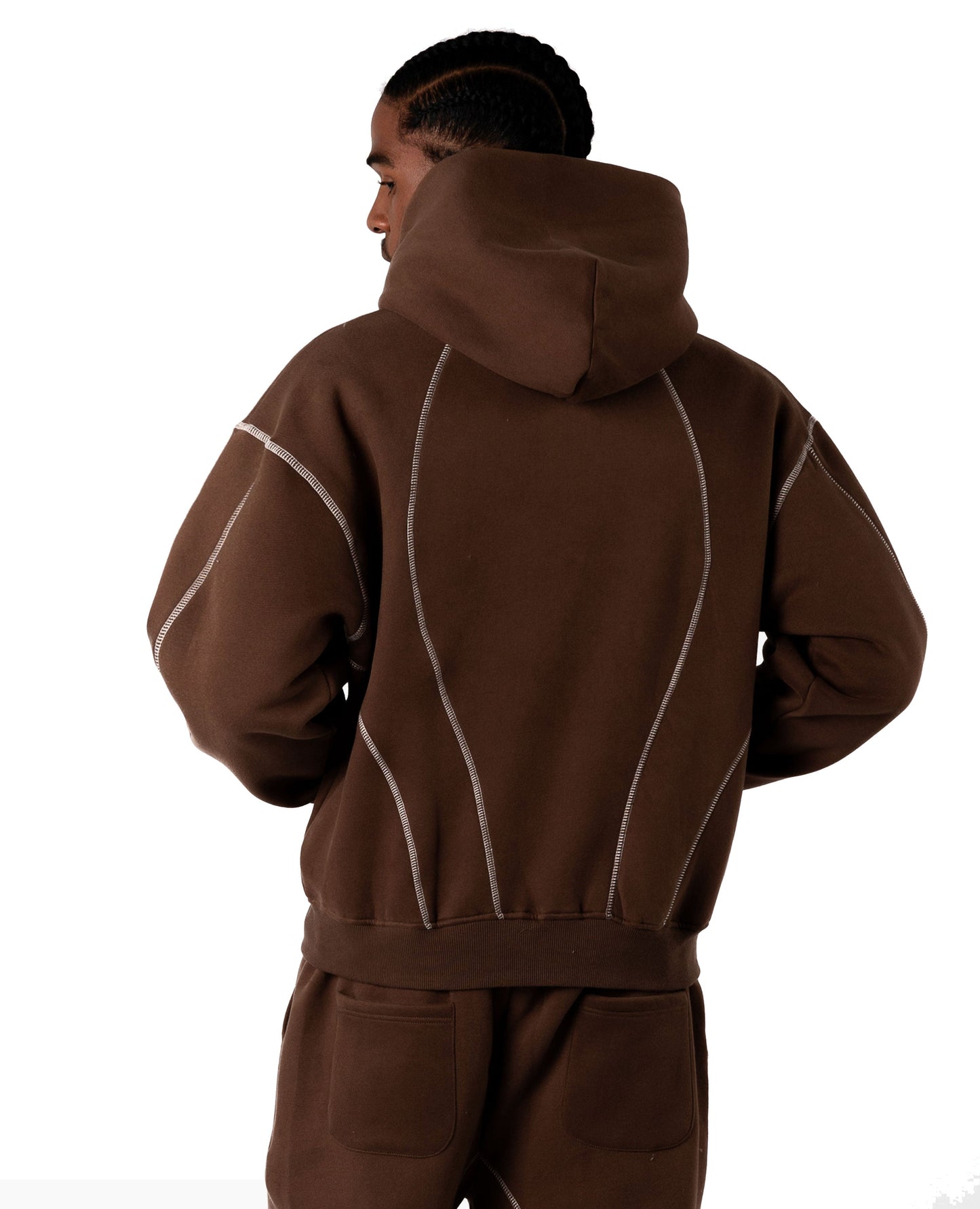 BROWN LINE ZIP