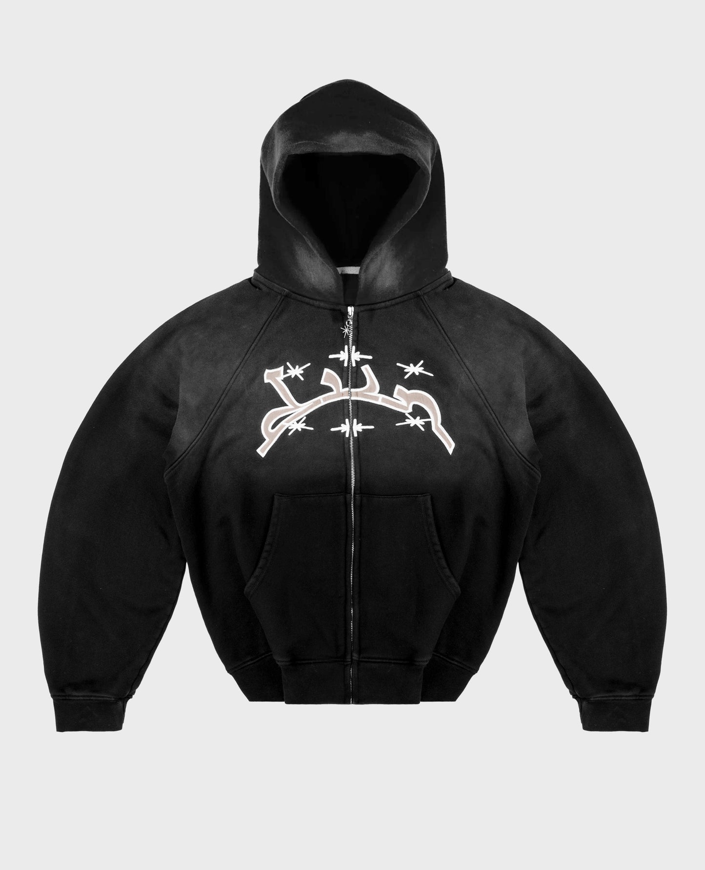 BLACK VINTAGE ZIP