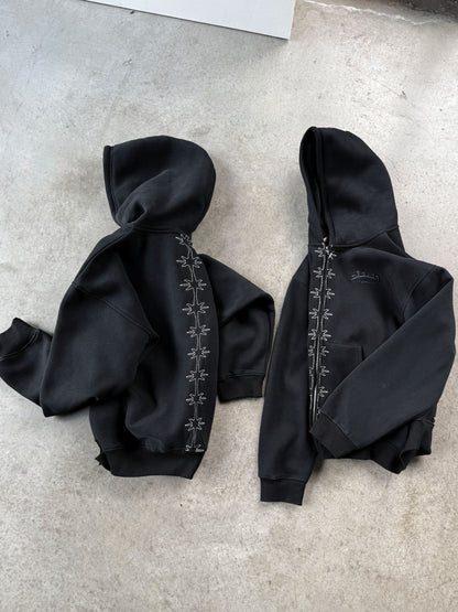 BLACK VERTEBRA ZIP