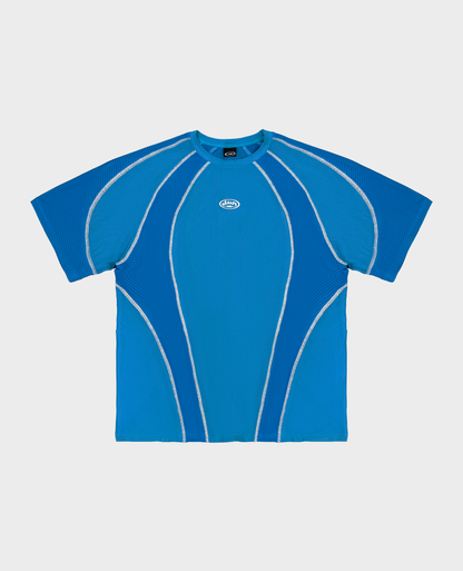 BLUE TECH LINES T-SHIRT