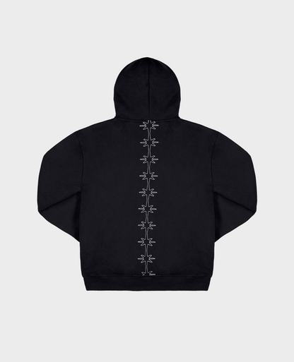 BLACK VERTEBRA ZIP