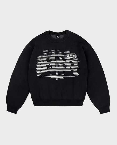 BLACK STRAT KNIT