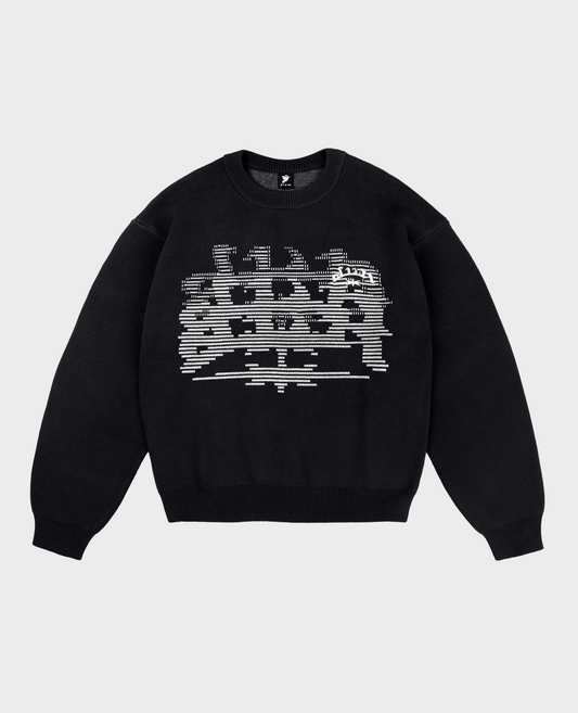 BLACK STRAT KNIT