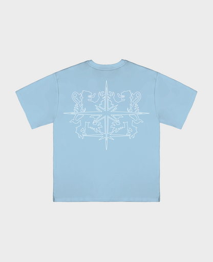 BLUE BLASON T-SHIRT