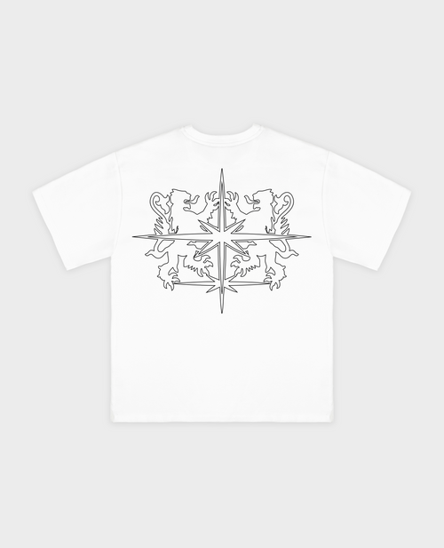 WHITE BLASON T-SHIRT