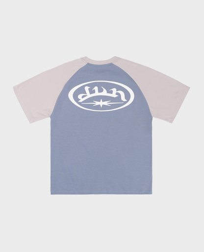 BLUE FUTURA1 RAGLAN T-SHIRT