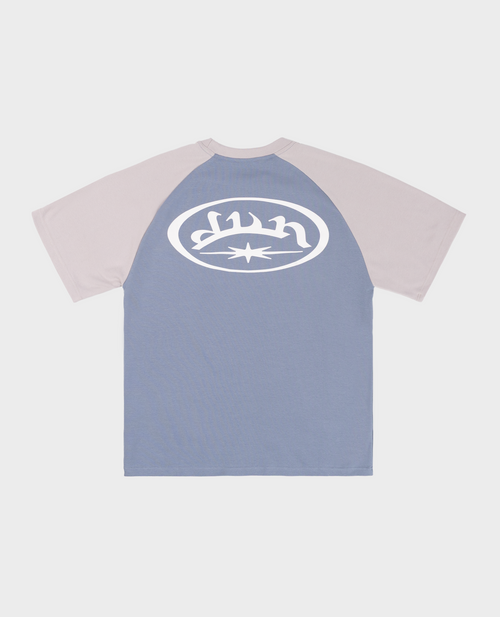 BLUE FUTURA1 RAGLAN T-SHIRT