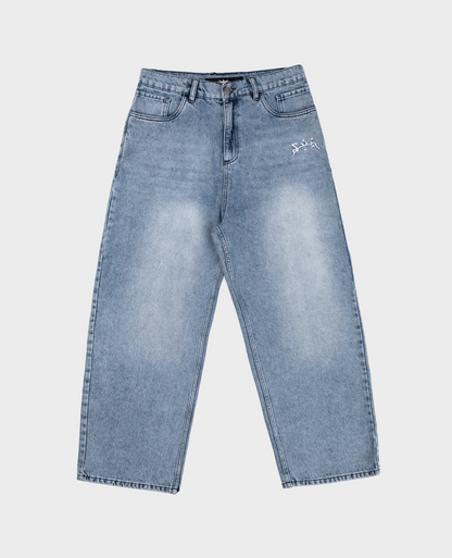 SKYWRITING STARS BAGGY DENIM