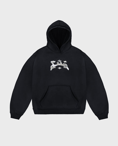 BLACK CAMO CURB HOODIE