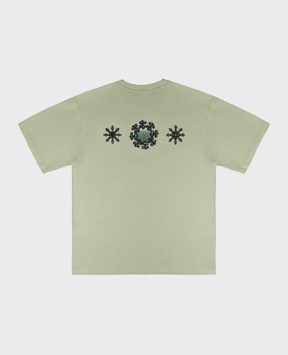GREEN PIXEL T-SHIRT