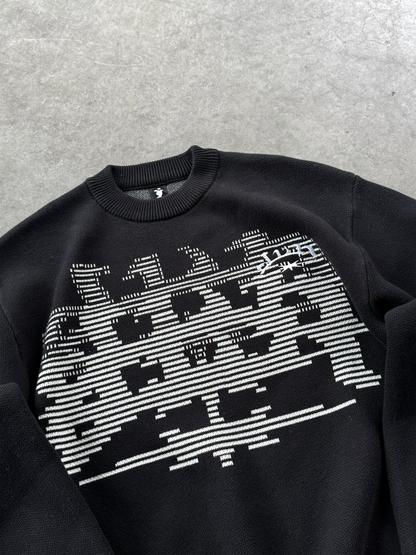 BLACK STRAT KNIT