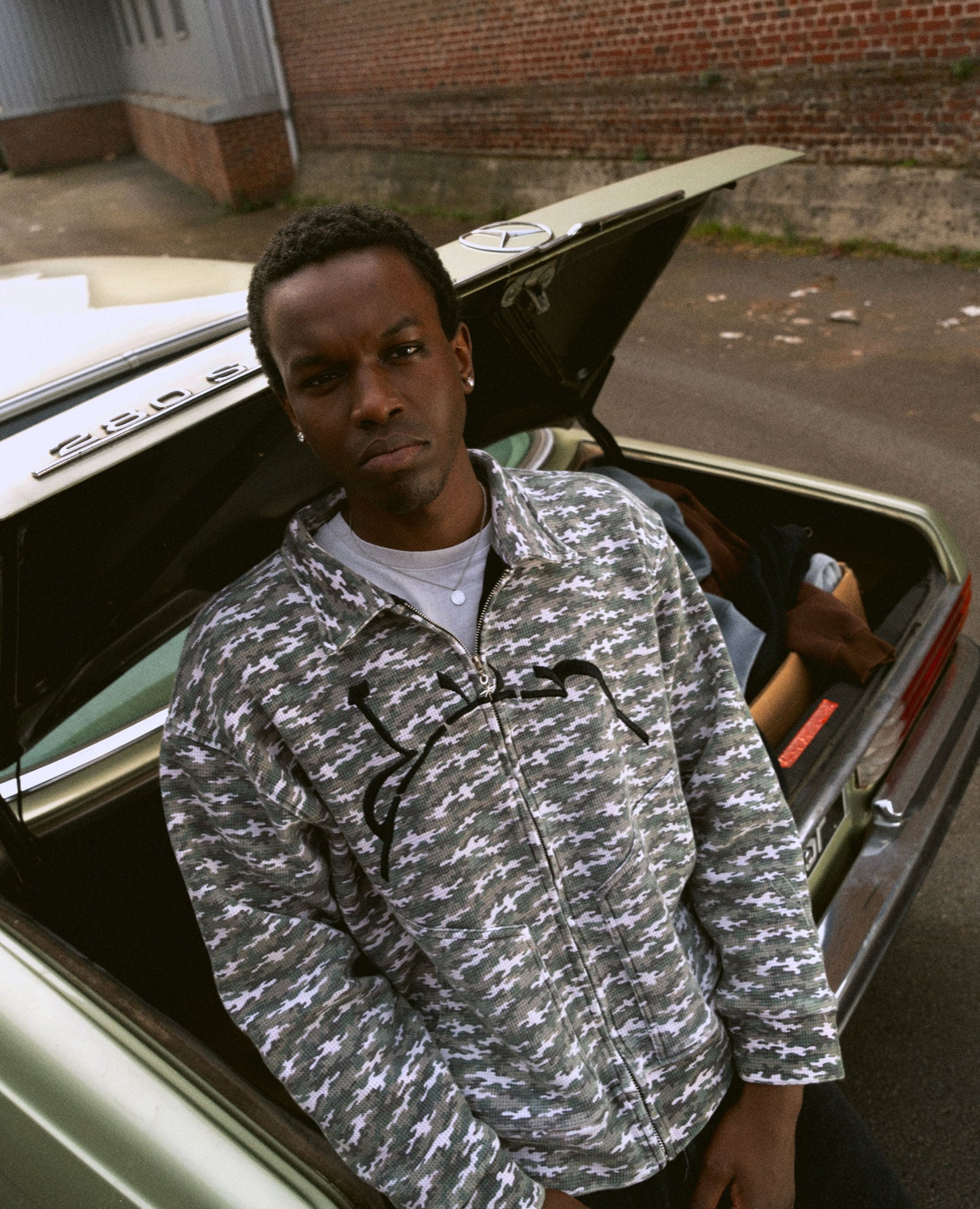 WAFFLE CAMO JACKET