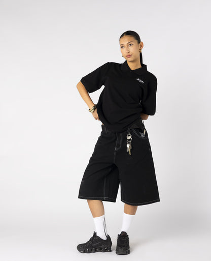 BLACK BASIC POLO