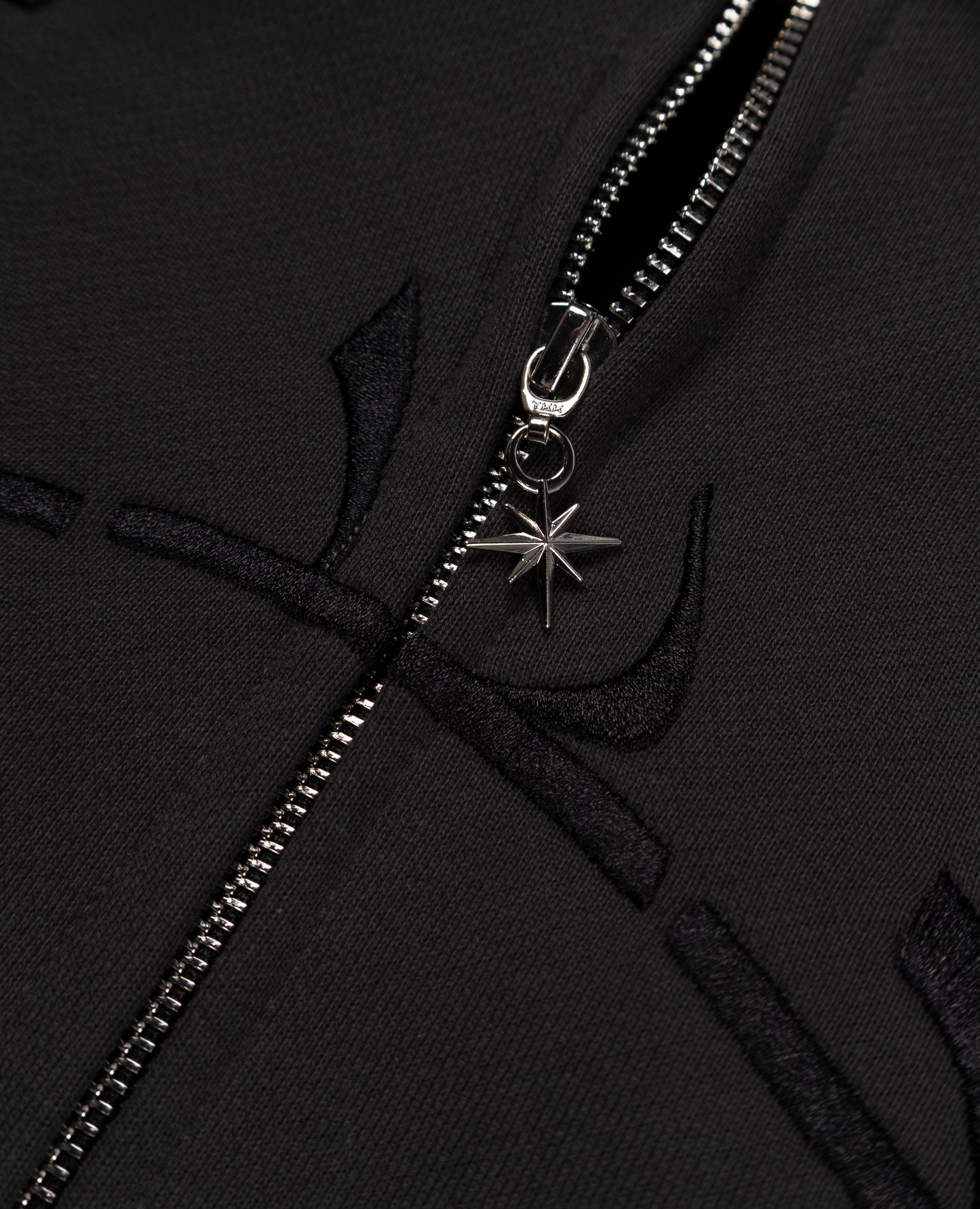 DARK HOODED ZIP JACKET