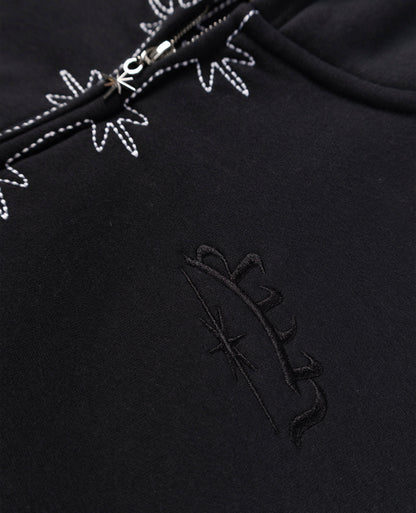 BLACK VERTEBRA ZIP