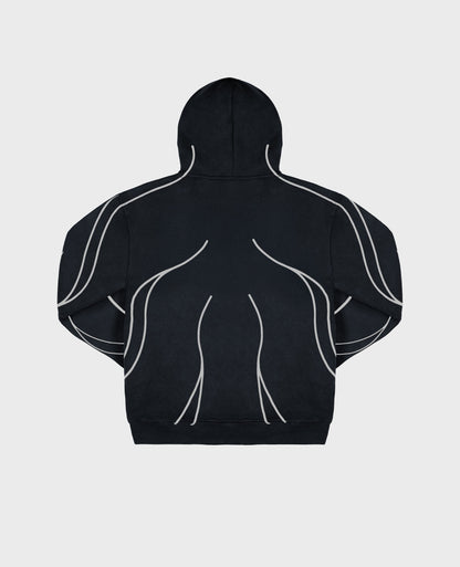 LINE DARK HOODIE
