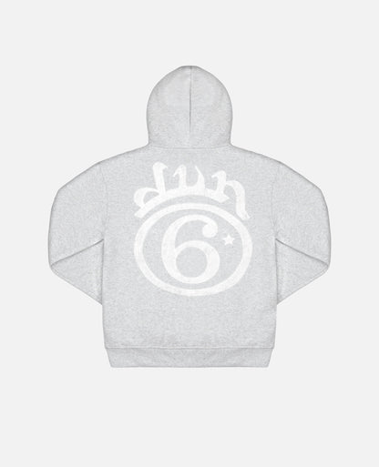 GREY 6STARS HOODIE