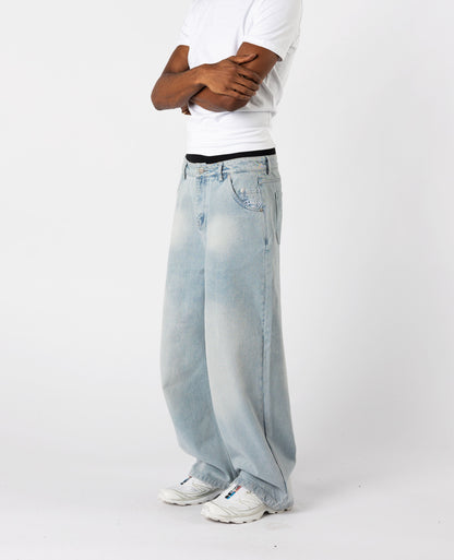 WASHED BEAST DENIM
