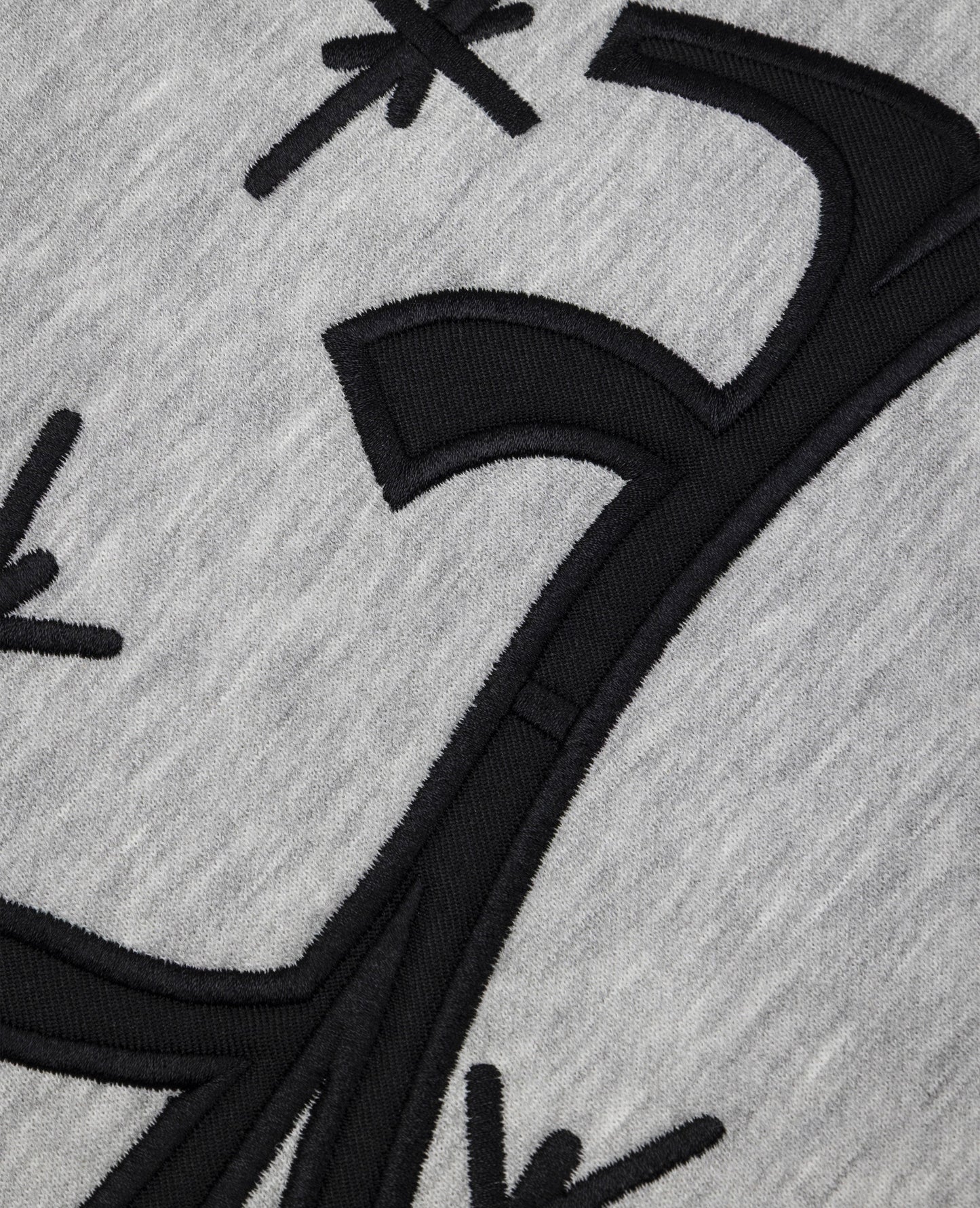 MOTTLED GREY ZIP