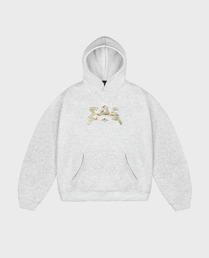GREY CAMO CURB HOODIE