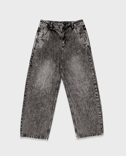 WASHED GREY BEAST DENIM