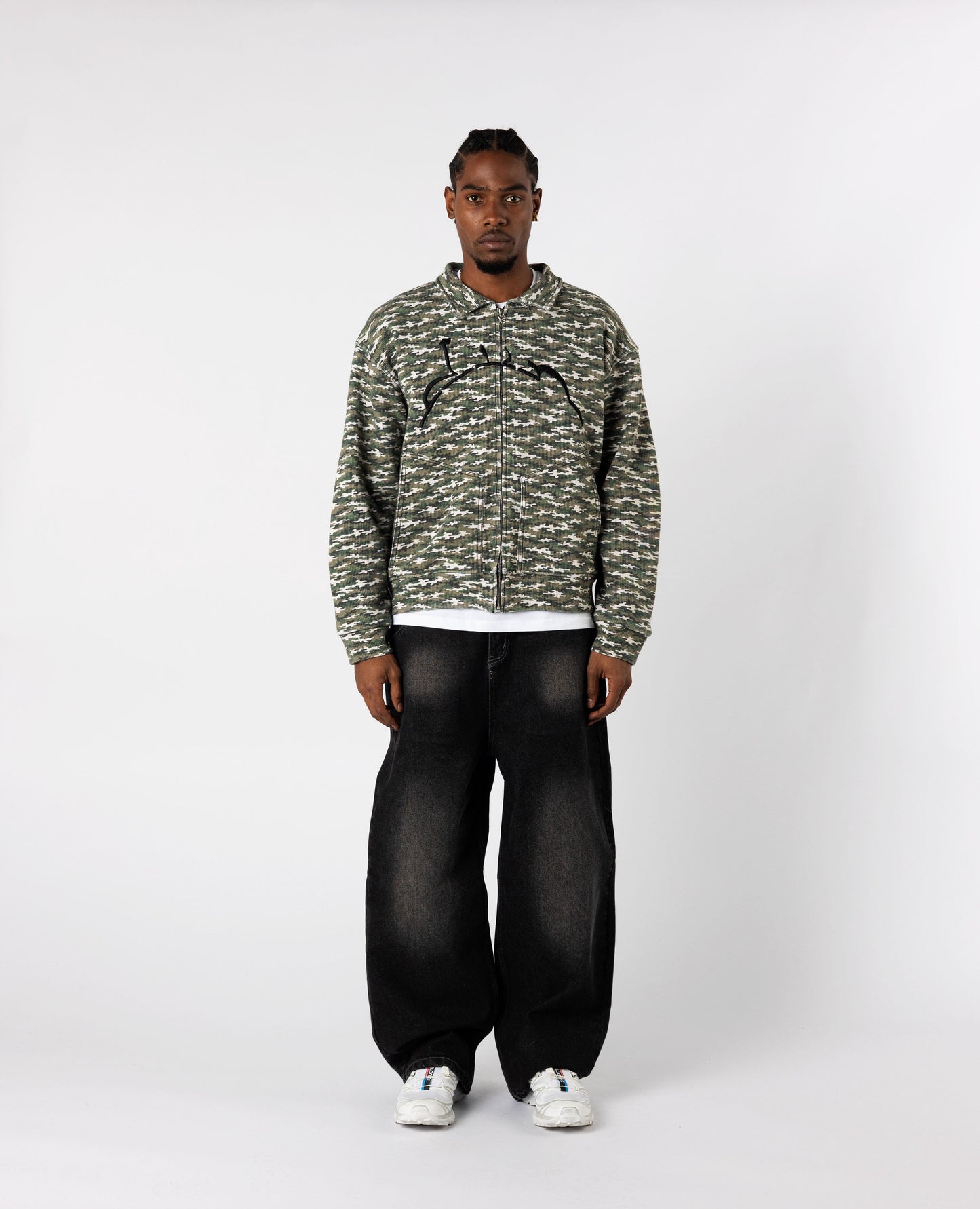 WAFFLE CAMO JACKET