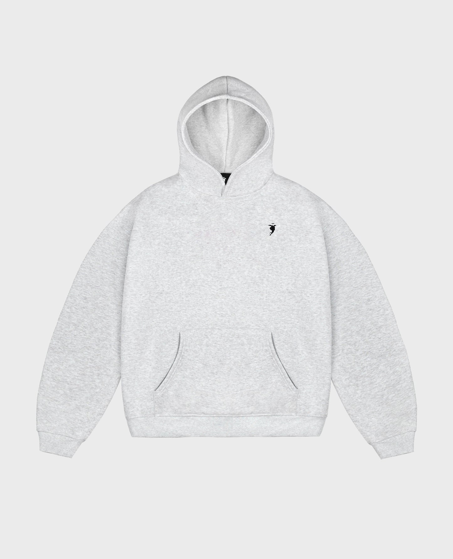 MOTTLED GREY HOODIE