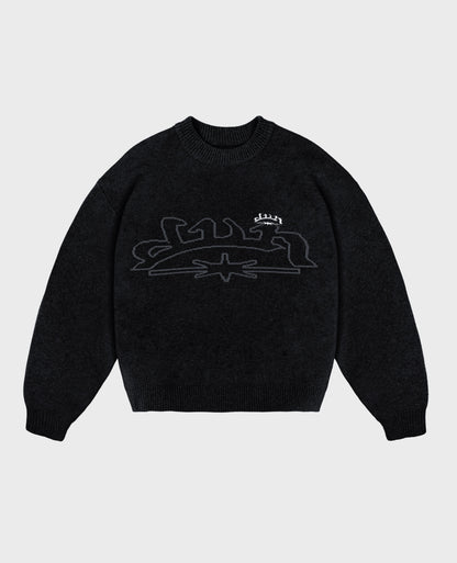 BLACK KNITWEAR