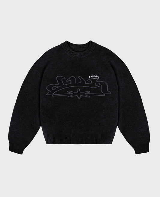 BLACK KNITWEAR